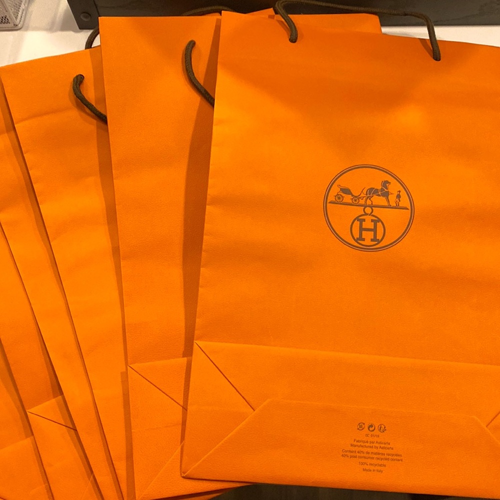 Hermes Long Médium Gift Bag NEW